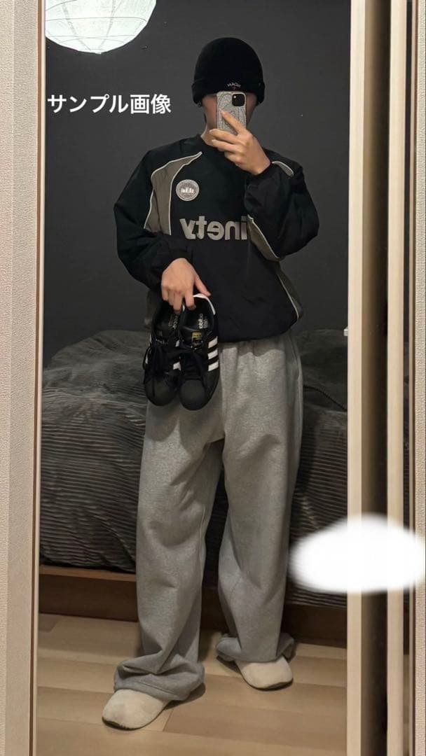 Ninety Ninety ナイロンプルオーバー 黒(最終値下げ)