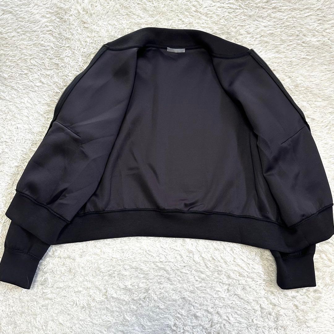 【美品】セオリーリュクス 24AW ジップアップブルゾン ブラック サイズ38