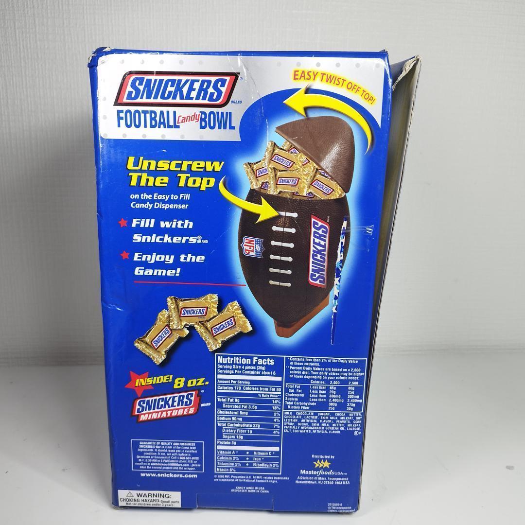 スニッカーズ フットボール NFL スタンド付き 型 キャンディボウル I0A2