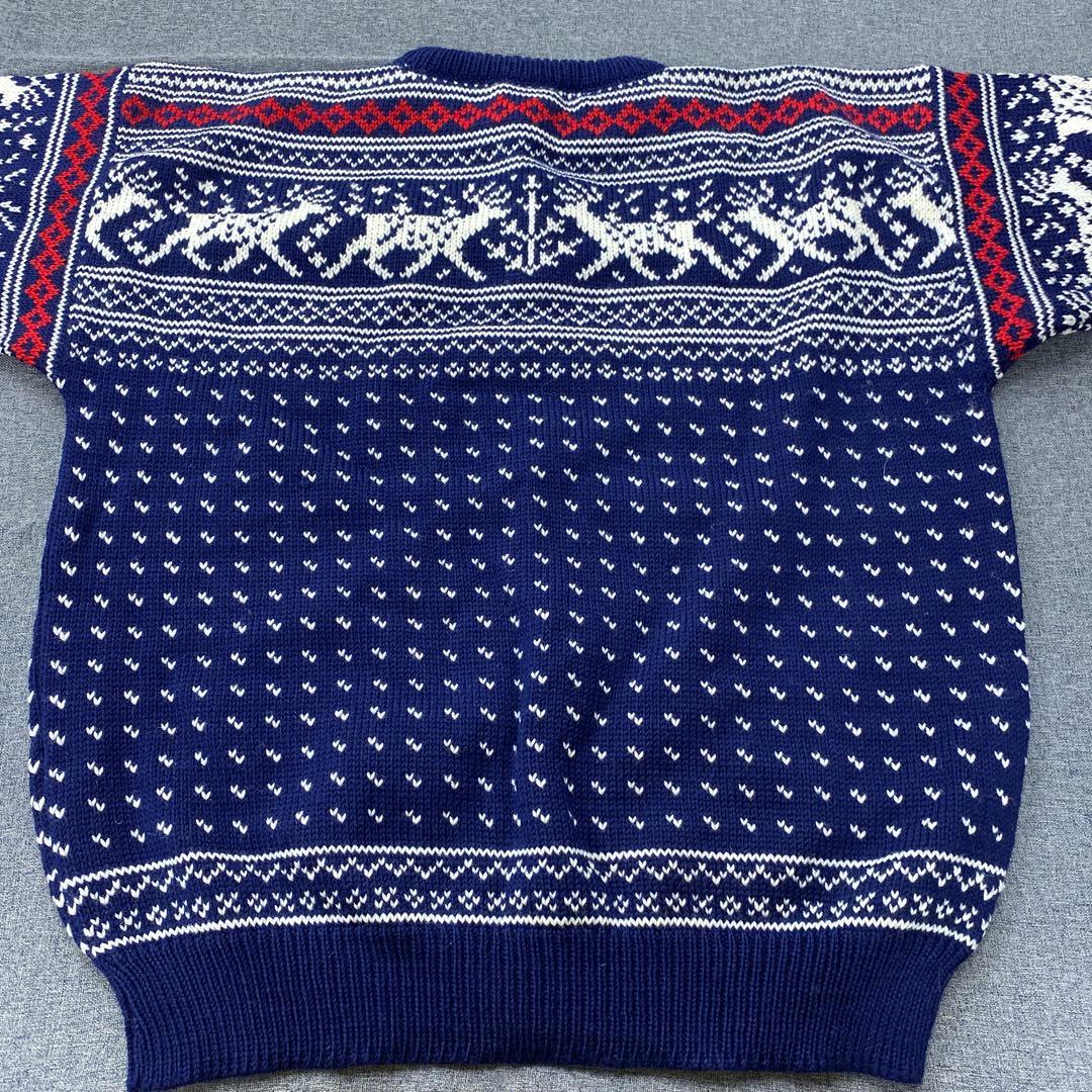 N434◯ 新品 DALEOFNORWAY ノルディック柄 ニット L