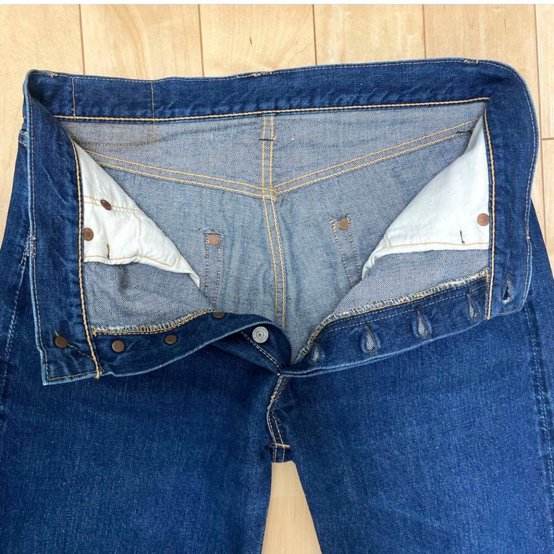 希少デニム！初期ウエアハウス 1001XX！90年代 黄金期個体W33酸化デニム