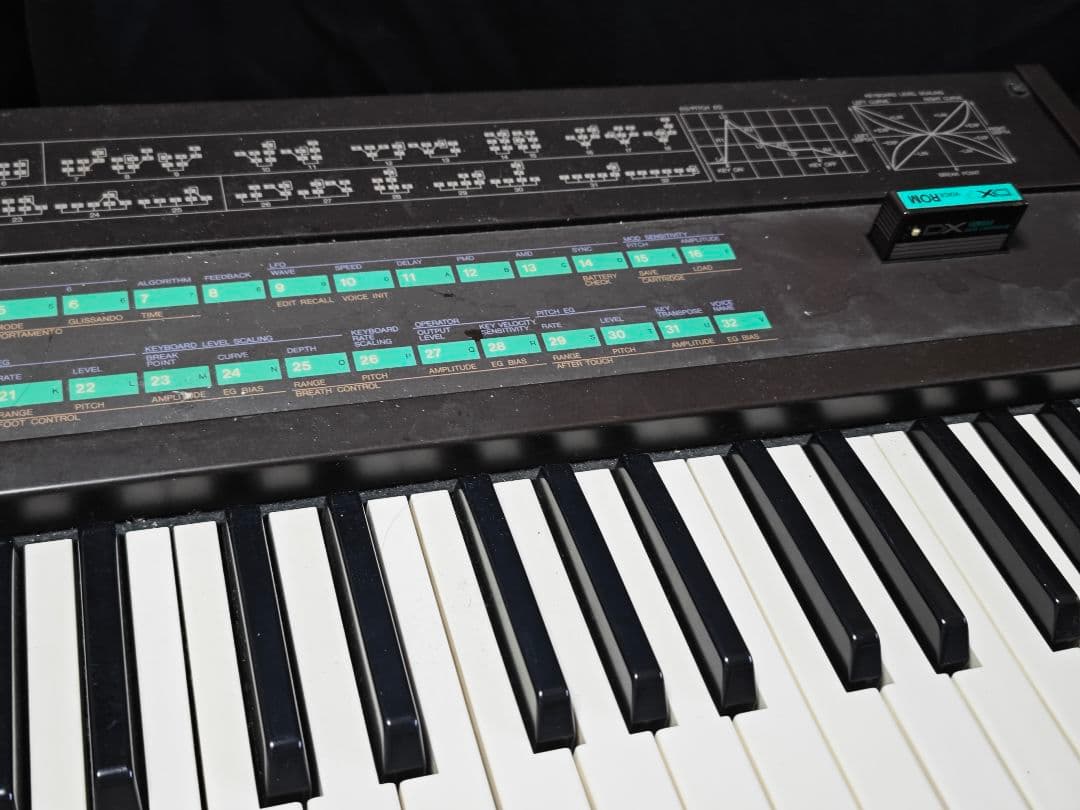 Yamaha DX7 シンセサイザーROM込み 稼働品