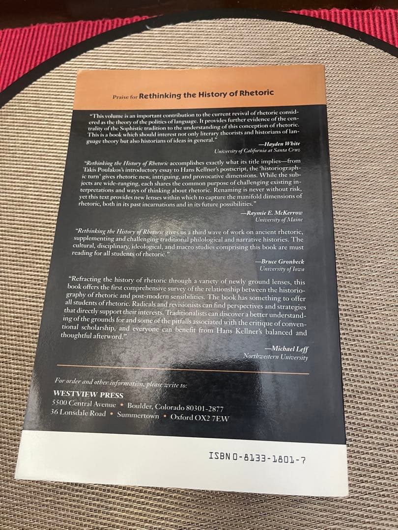 希少　Rethinking the History of Rhetoric