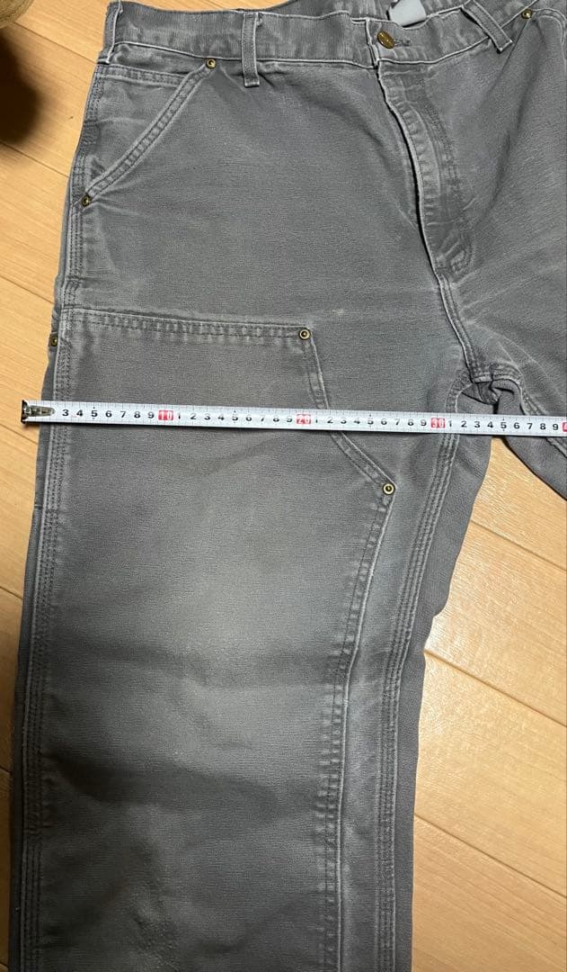 カーハート ダブルニー ペインターパンツ USA アメリカ 製　グレー