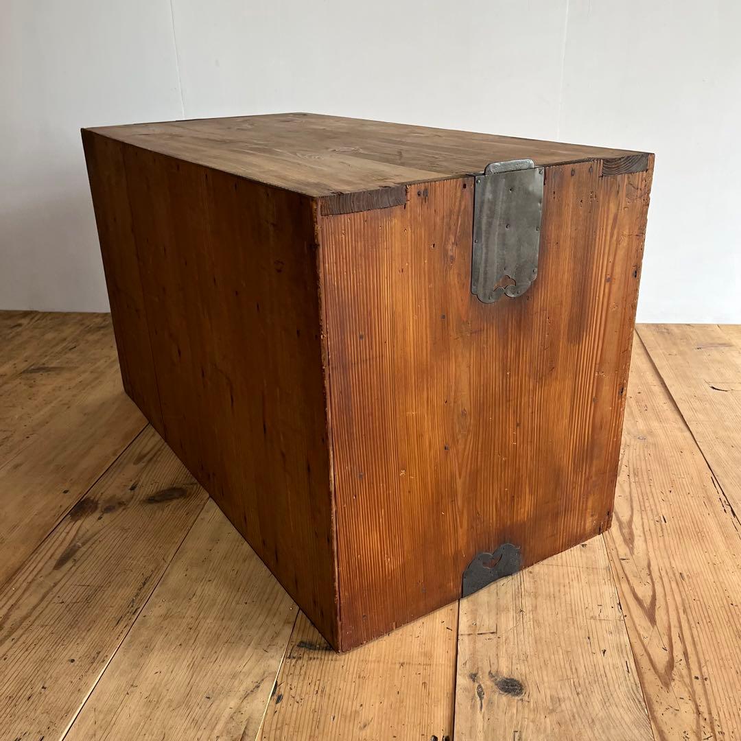 アンティーク 3段 タンス チェスト テレビ台 ローボード 展示台 無垢材