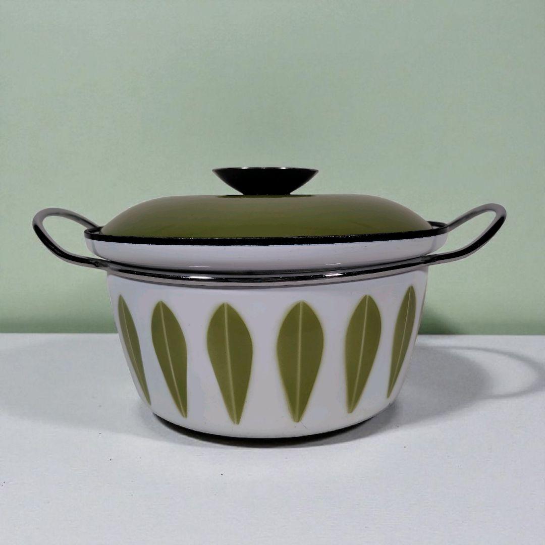 キャサリンホルム ロータス 両手鍋 20cm ガス/IH対応 ヴィンテージお洒落