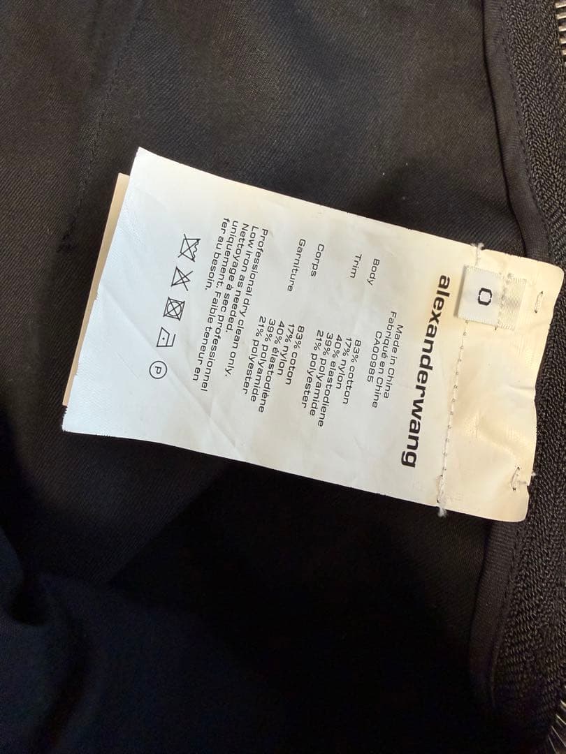 Alexander Wang サファリコットン　ショートパンツ　0サイズ