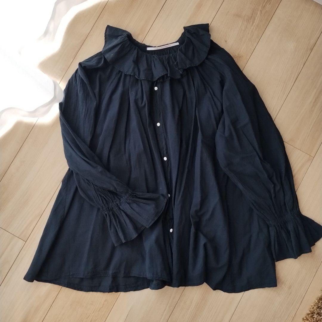 ゴートゥーハリウッド　シーチングフリルブラウス