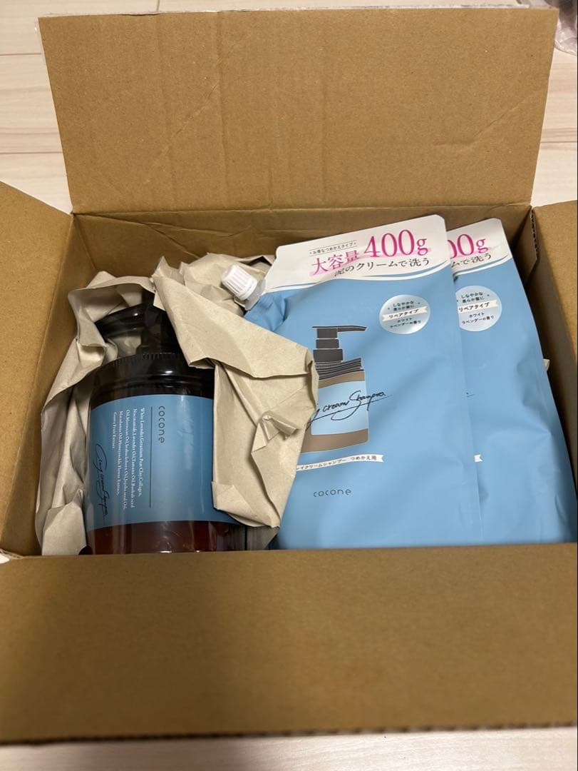 cocone クレイクリームシャンプーリペア本体・詰替✖️3