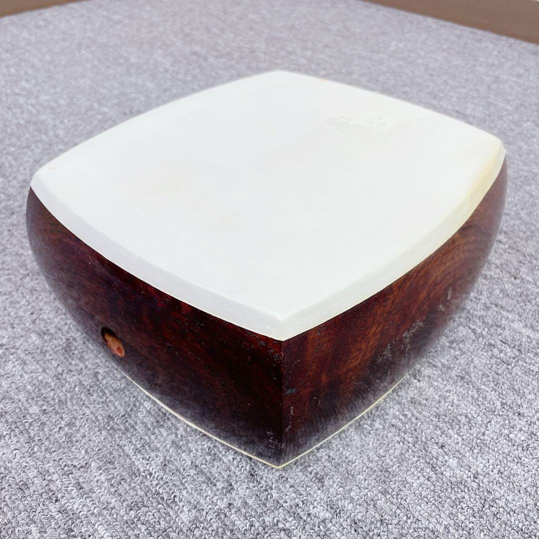 三味線 太棹 トチあり紅木 綾杉彫り胴 二本溝 金細 犬皮 和楽器