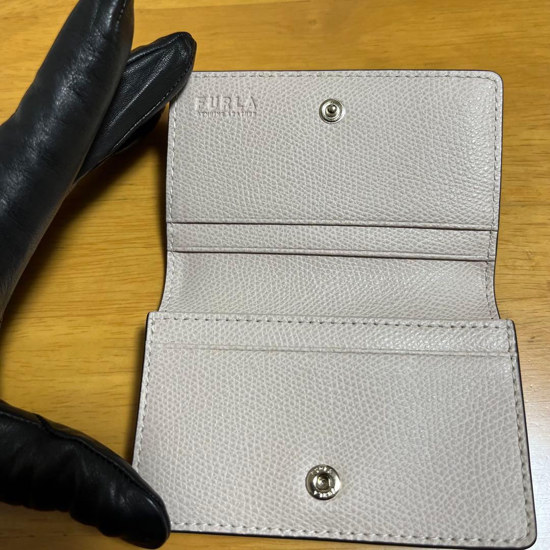 FURLA 緑色 名刺入れ