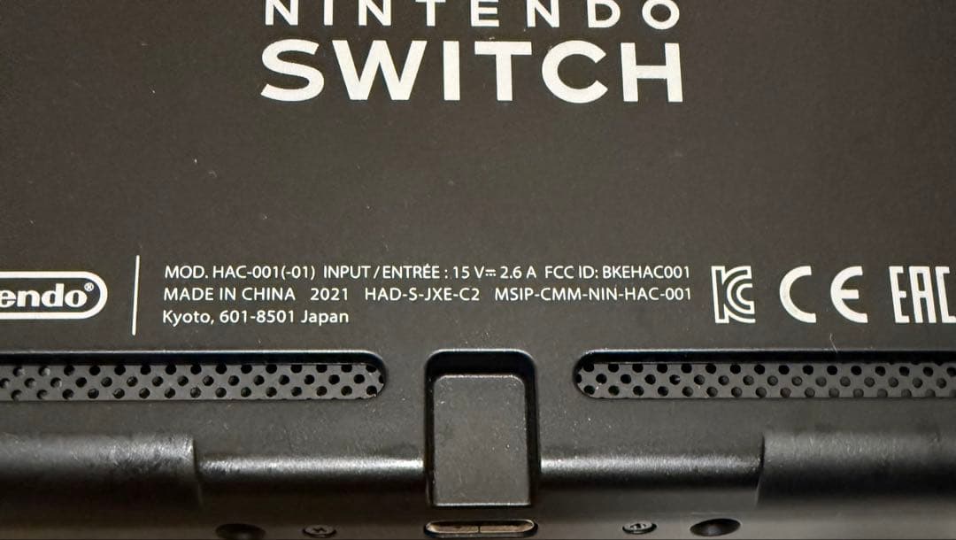 Nintendo Switch 新型　グレー　付属品完備　おまけ付き