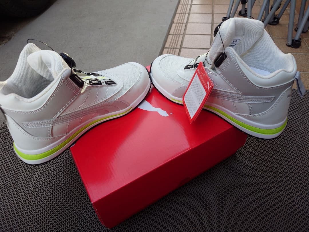 PUMA BOA安全靴 ホワイト