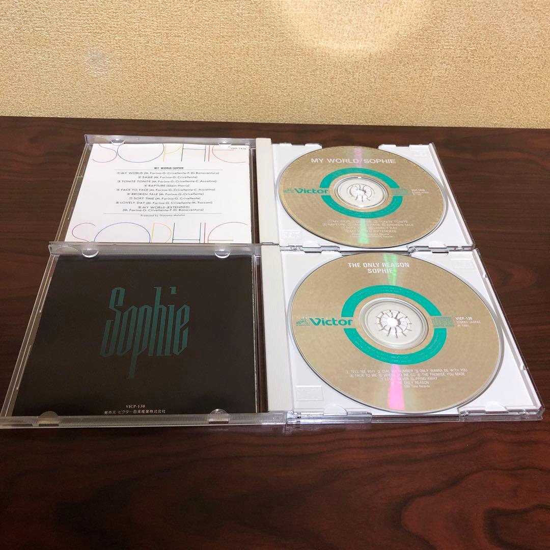 CD☆2枚／SOPHIE／ソフィー／マイ・ワールド／オンリー・リーズン／帯あり