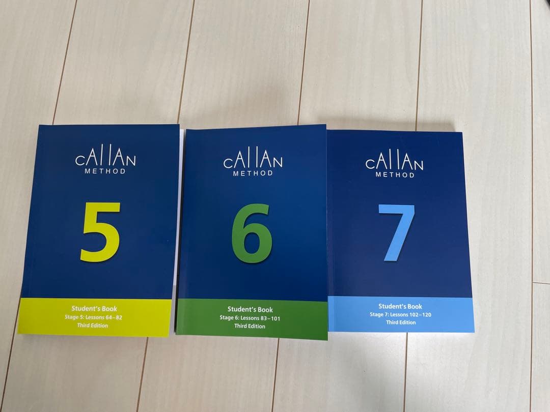 語学・辞書・学習参考書 Callan Method 3rd Edition Level 5,6,7