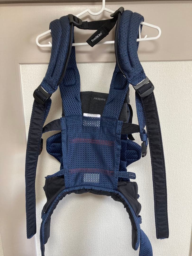 【おまけ付き】BABYBJÖRN 抱っこ紐 ハーモニー　ネイビーブルー