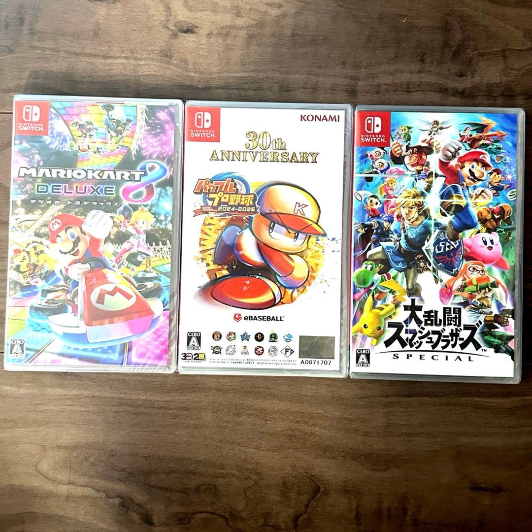Nintendo Switch ソフト3本　新品未開封