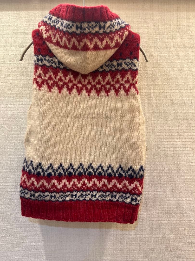 HYSTERIC GLAMOUR フーディ　カウチンベスト　アップルパンダ