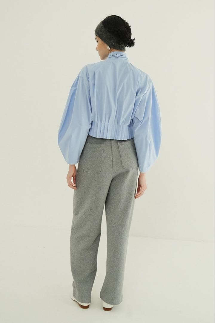 トップス CLANE RIBBON ZIP SHIRTS