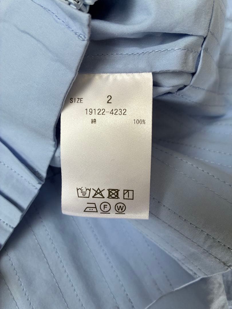 トップス CLANE RIBBON ZIP SHIRTS