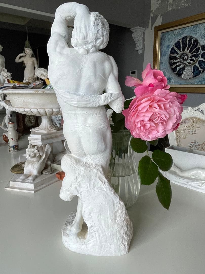 (コパ) , ミケランジェロ「瀕死の奴隷」高さ47cm