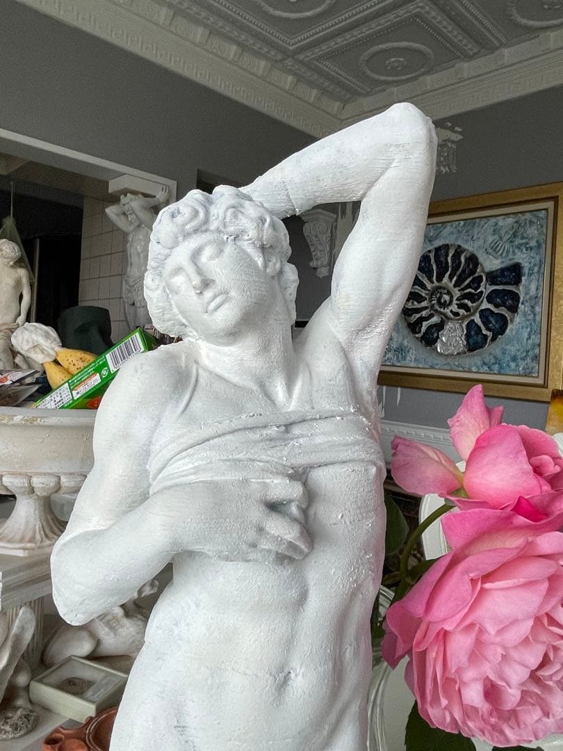 (コパ) , ミケランジェロ「瀕死の奴隷」高さ47cm