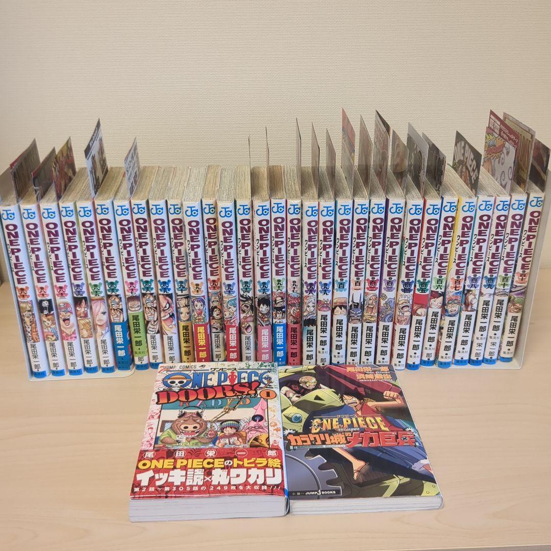 ONE PIECEワンピース81-111巻全て初版セット関連本付き