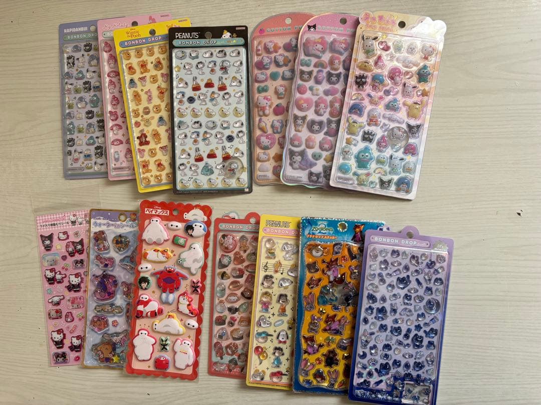 ボンボンドロップシール等　１４点セット