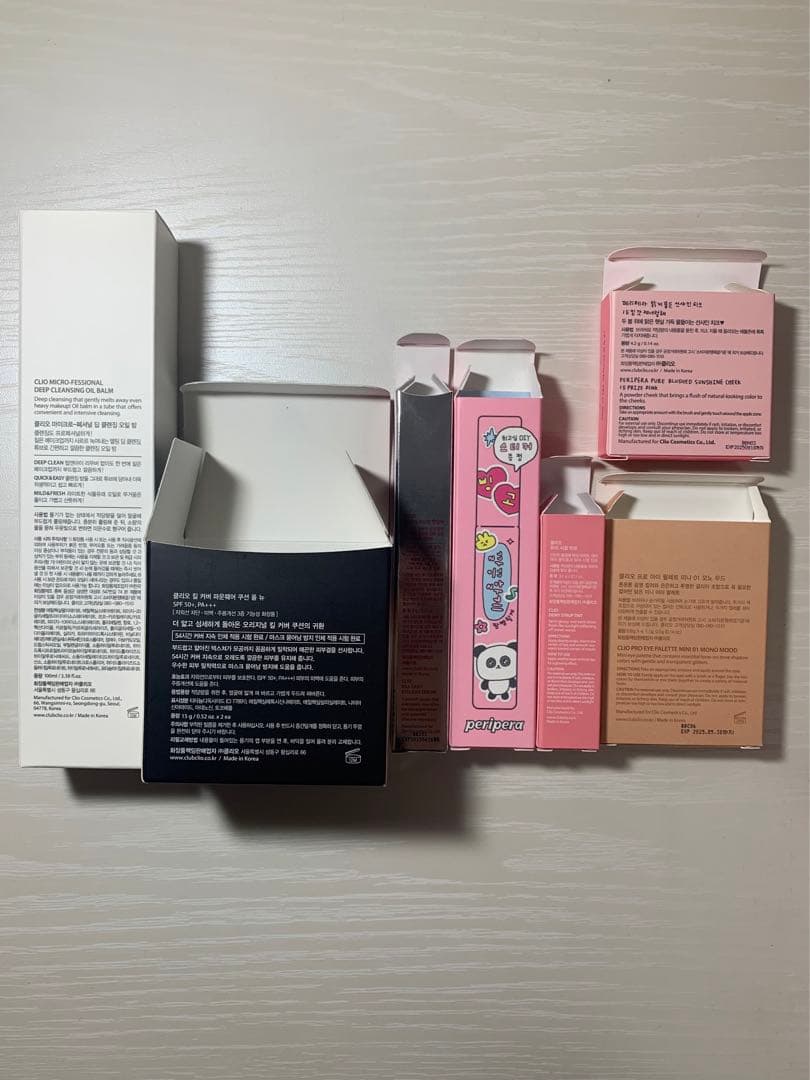 CLIO トライアルセット ディープクレンジングオイルバームなど