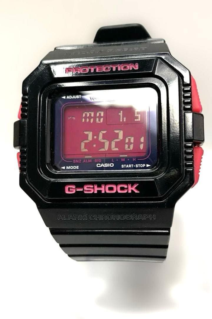 【ソーラー】G-SHOCK G-5500B ブラック×ピンク