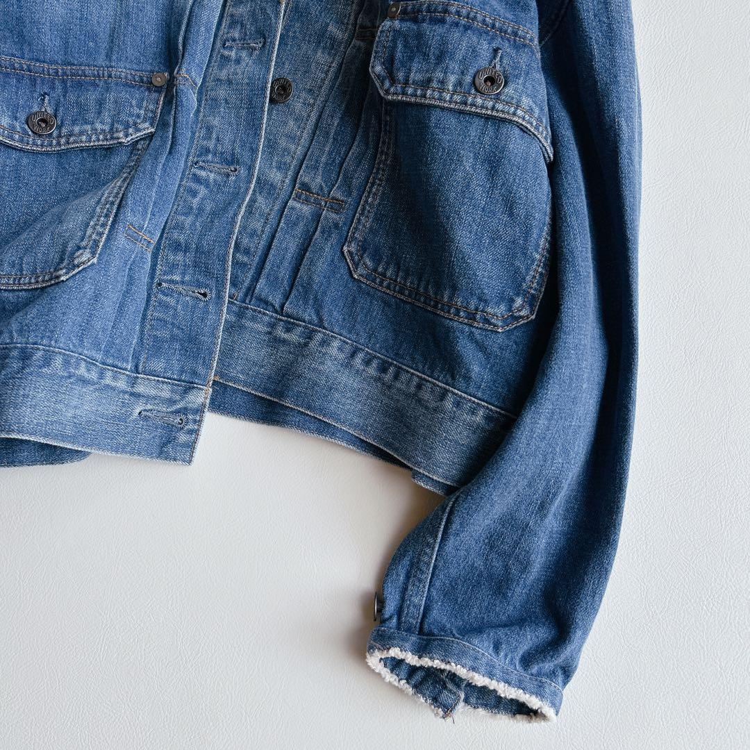 Spick&Span ⿻ 5 1/2 デニムジャケット ワイド フレームワークス