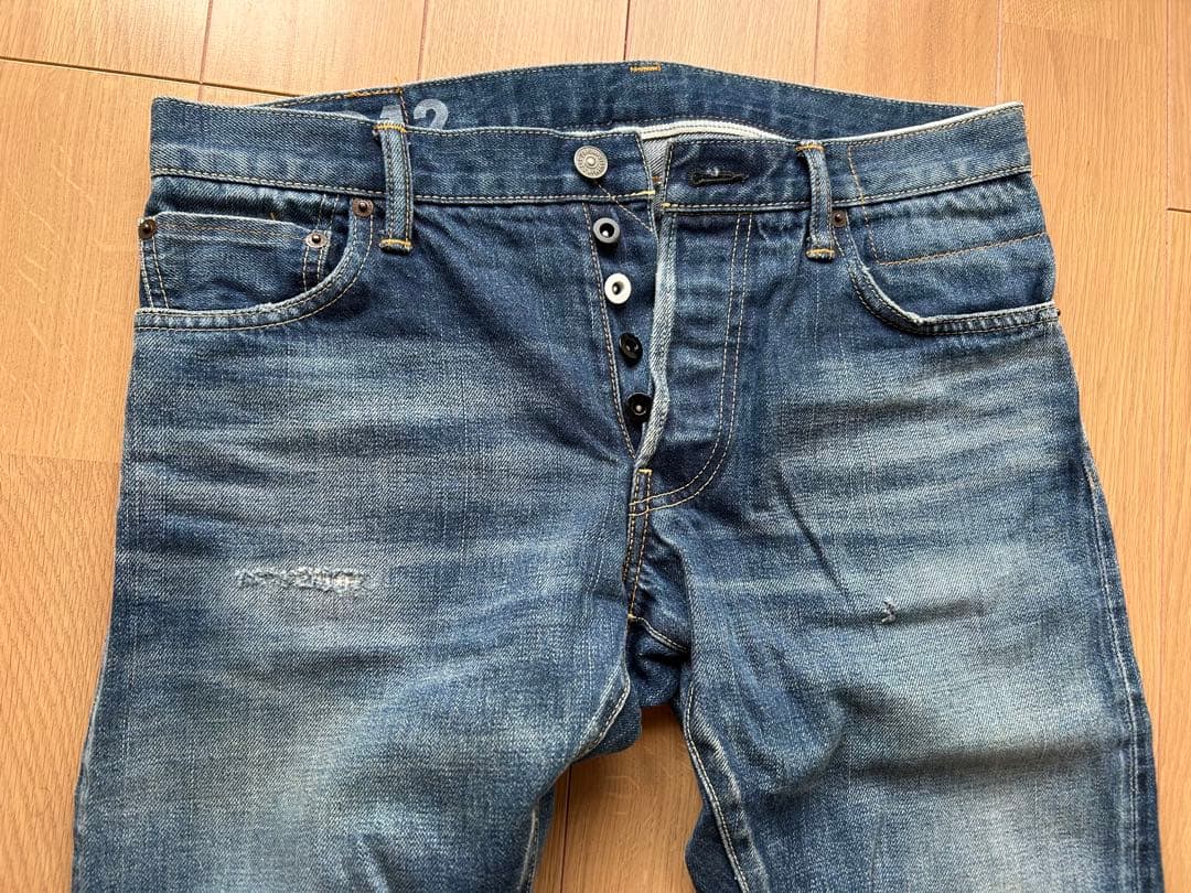 パンツ VISVIM SOCIAL SCULPTURE 10 DAMAGED-12