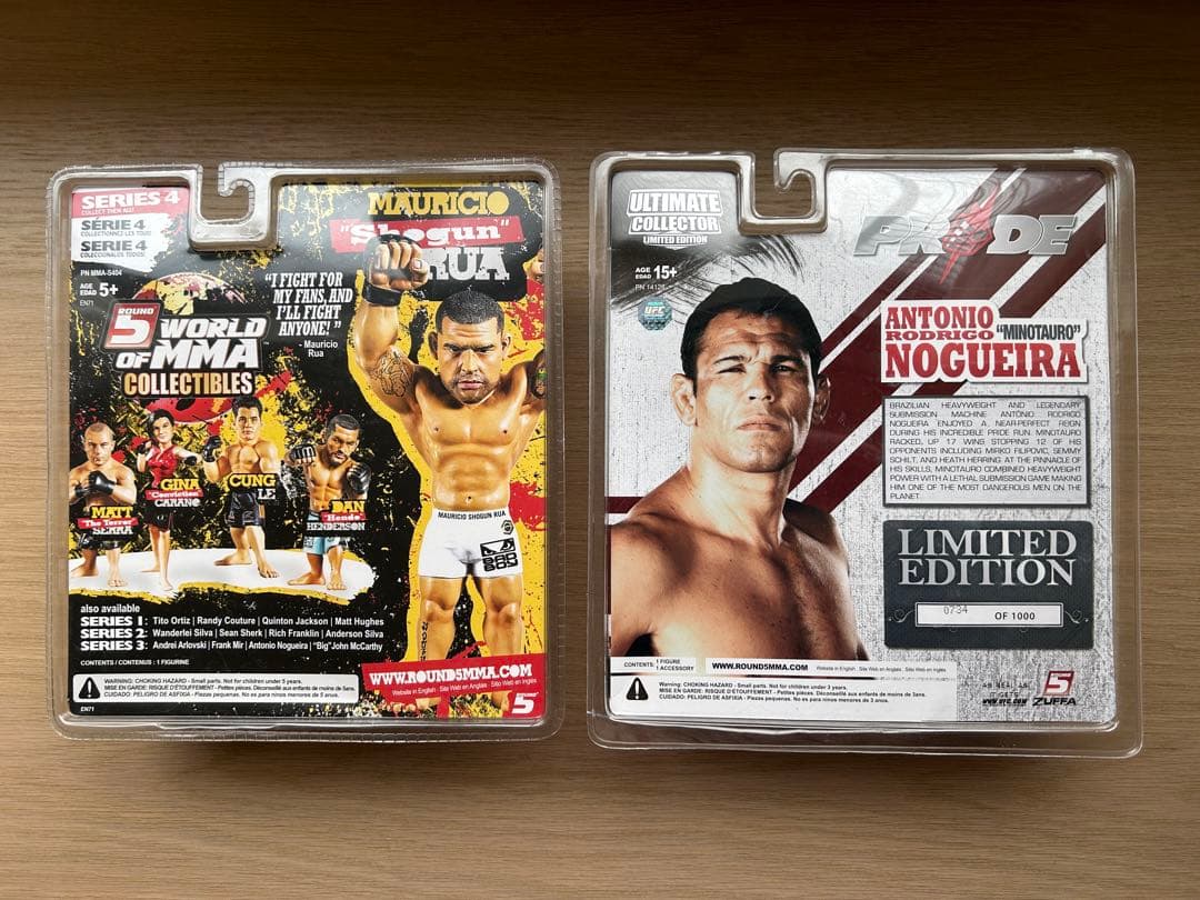 【新品未開封】ノゲイラ・ショーグン フィギュア2個セット　ROUND5 UFC