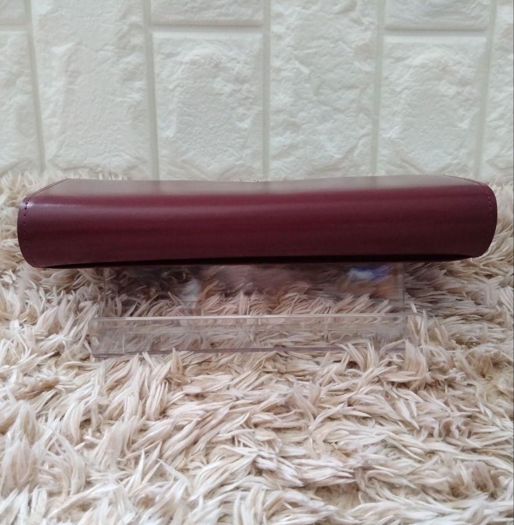 【美品】ヴィヴィアンウエストウッド　ボルドー　長財布　牛革　箱付　ギャランティ付