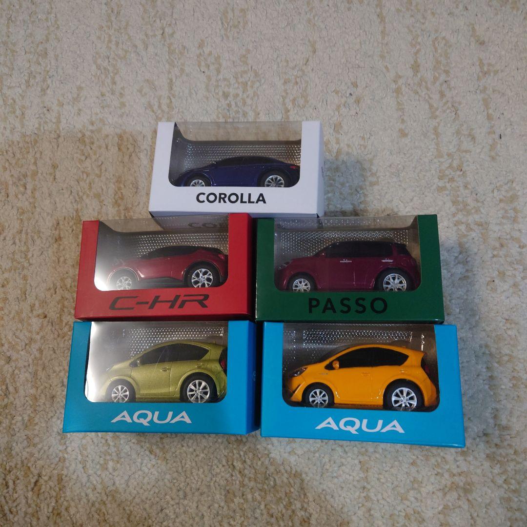トヨタ　プルバックカーセット COROLLA C-HR PASSO AQUA