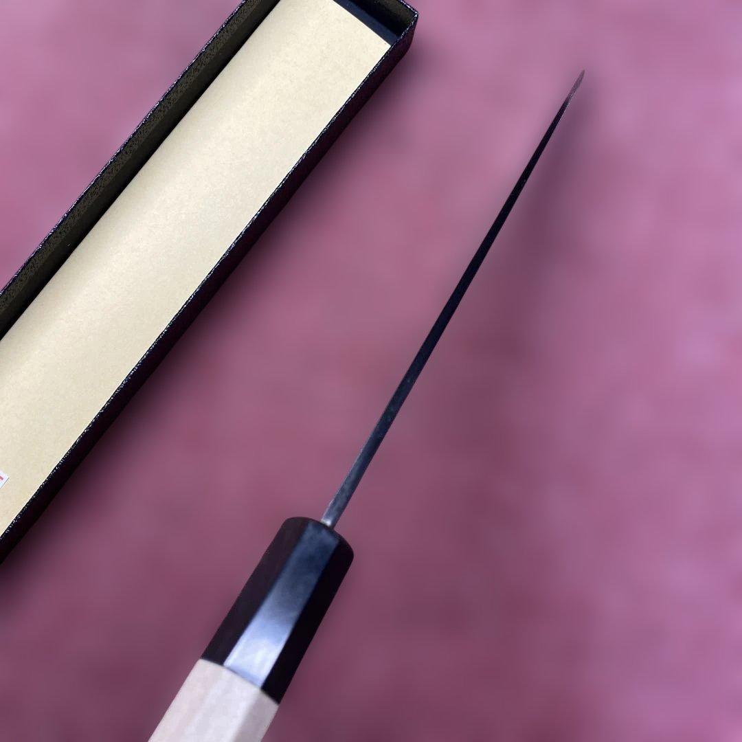 銀三　柳刃包丁　210㎜ 7寸