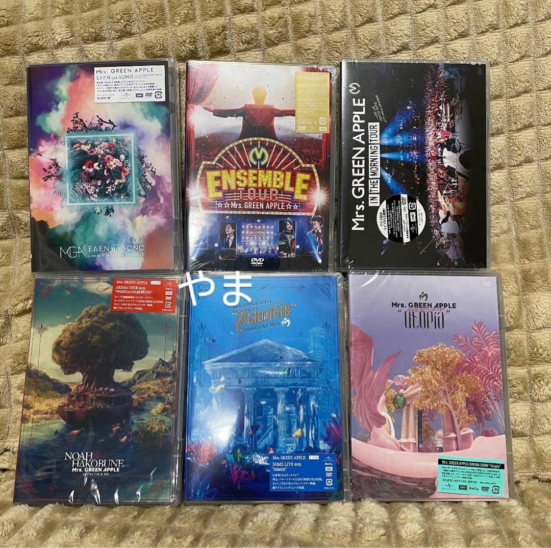 【新品】Mrs. GREEN APPLE LIVE DVD 6本セット