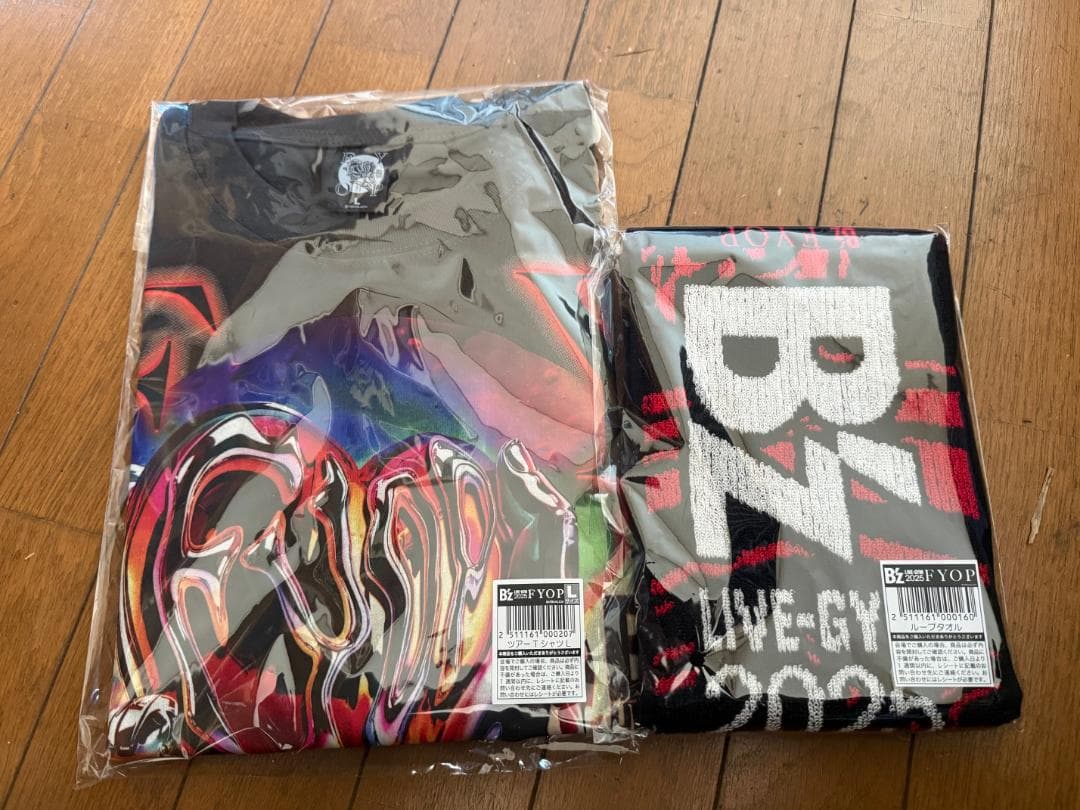 B’z LIVE-GYM 2025 FYOP ループタオル・ツアーTシャツ L