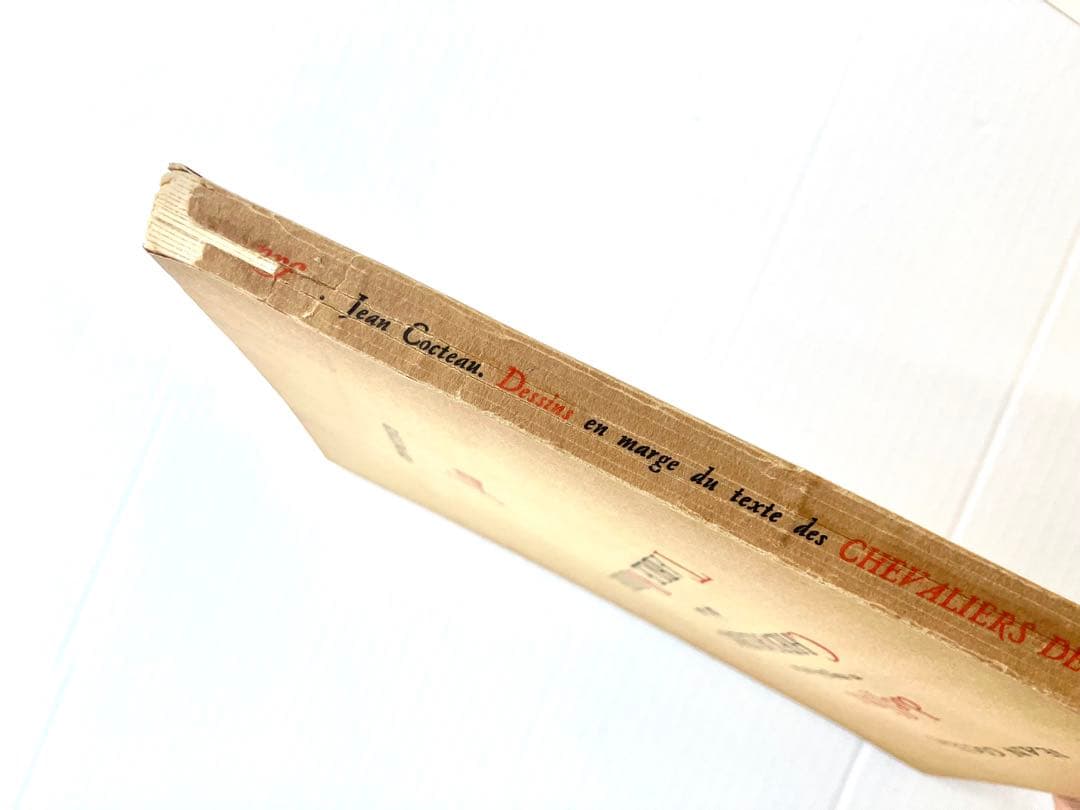 ジャン•コクトー『円卓の騎士』のテキスト余白のデッサン/ 1941年/ 限定本