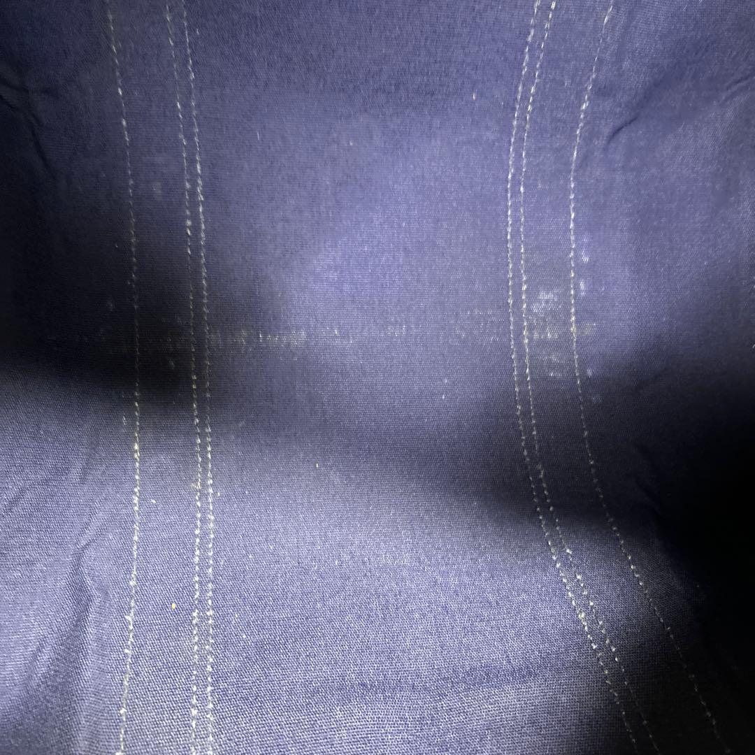 GUCCI GGキャンバス　シェリーライン　ボストンバッグ　ハンドバッグ　紺