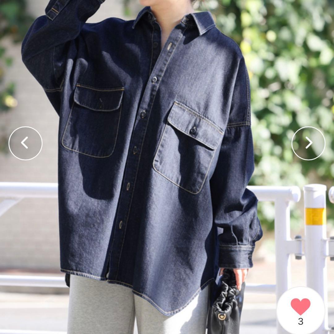 デニムビッグシャツ
