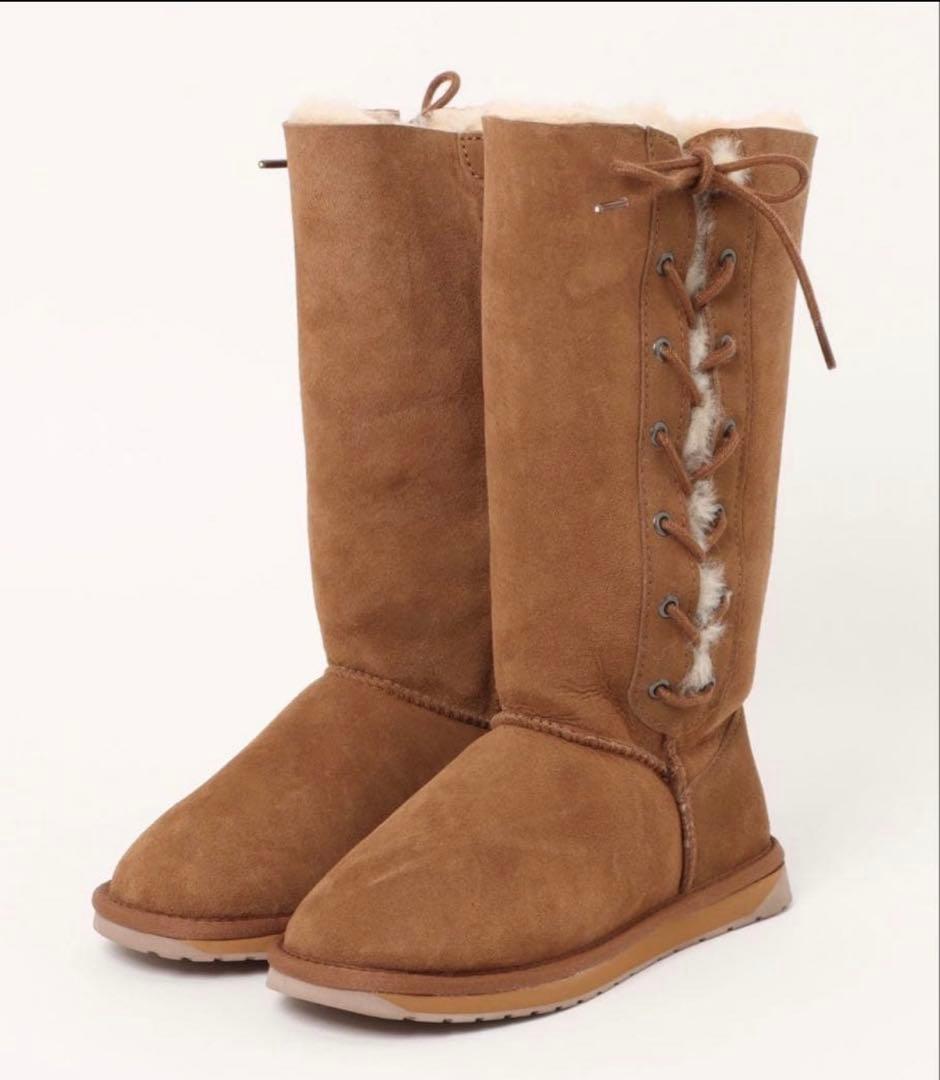 極美品 EMU Australia Platinum Hi Lace UGG