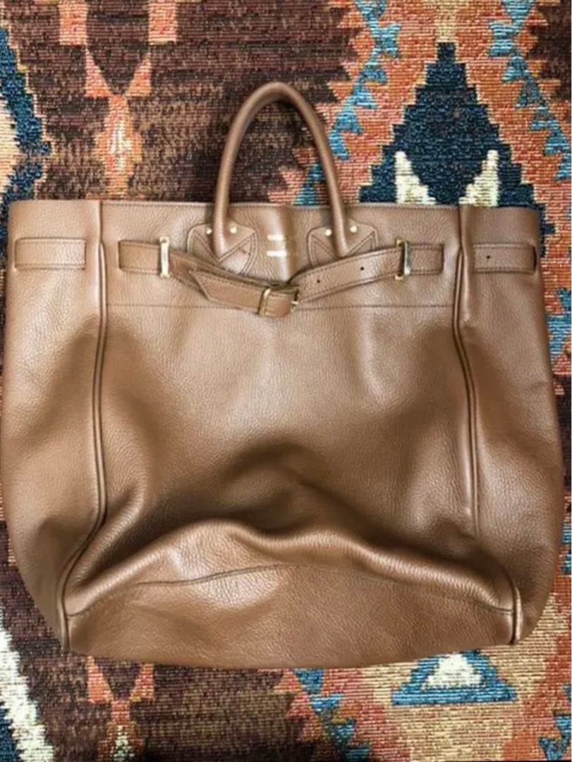 YOUNG&OLSEN ヤングアンドオルセン　別注エンボスレザートート