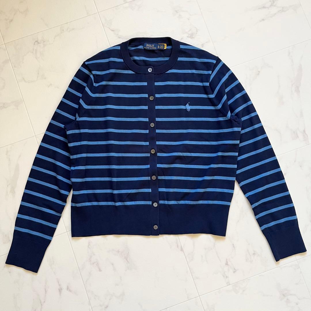 美品 POLO RALPH LAUREN コットン カーディガン　XL 洗える
