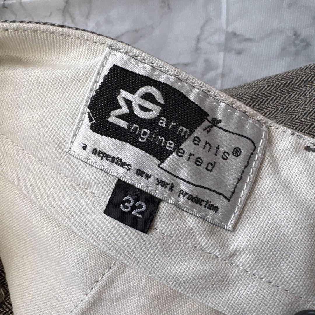 エンジニアードガーメンツ ヘリンボーンパンツ USA製 ワーク ミリタリー