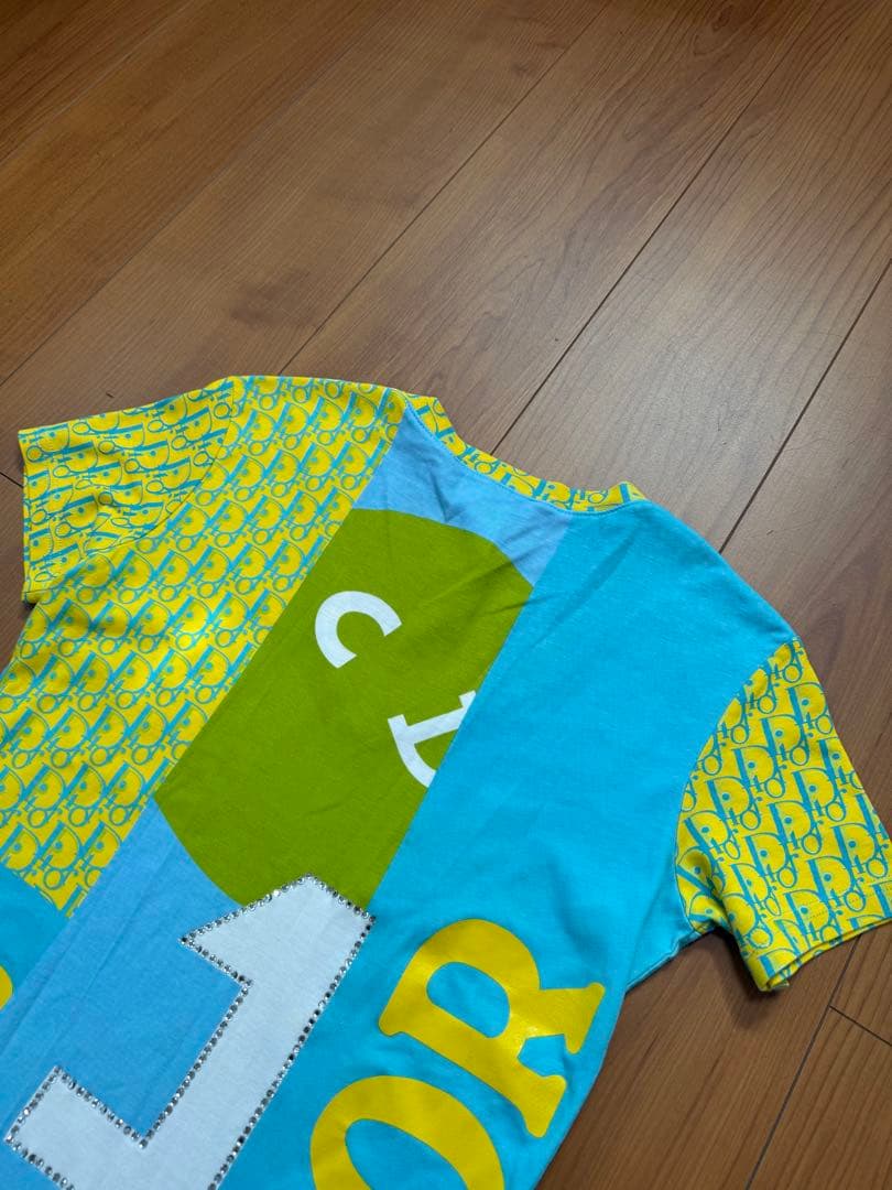 クリスチャンディオール Tシャツ　トロッターか柄　Vネック ガリアーノか期