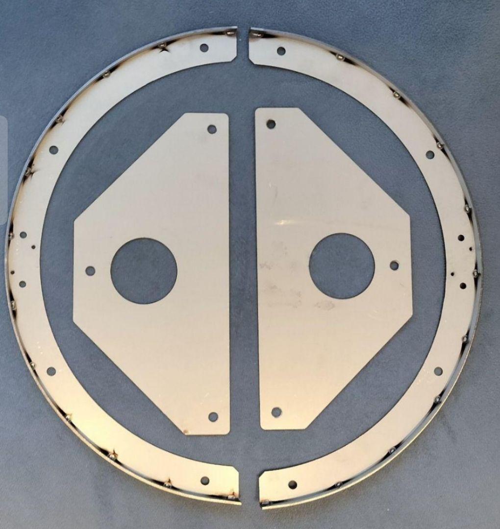 太鼓の達人用リムプレートとパッドプレート各2個 お家太鼓や太鼓フォースにも