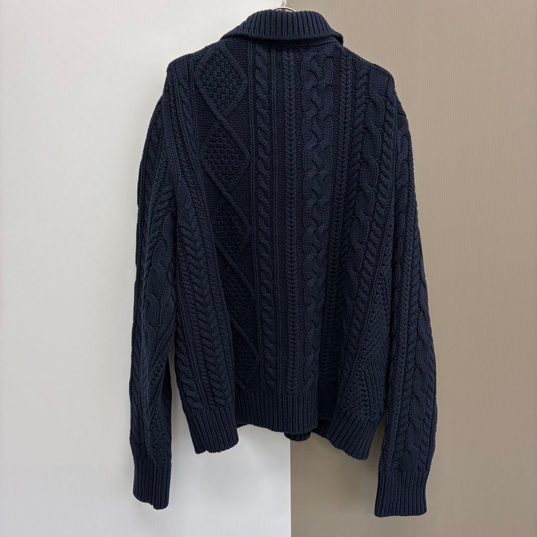 ポロ ラルフローレン ニット 長袖ポロセーターカシミヤ混 コットン　XL