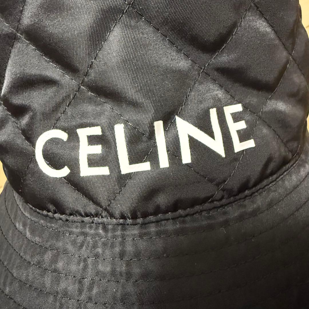 CELINE キルティング バケットハット