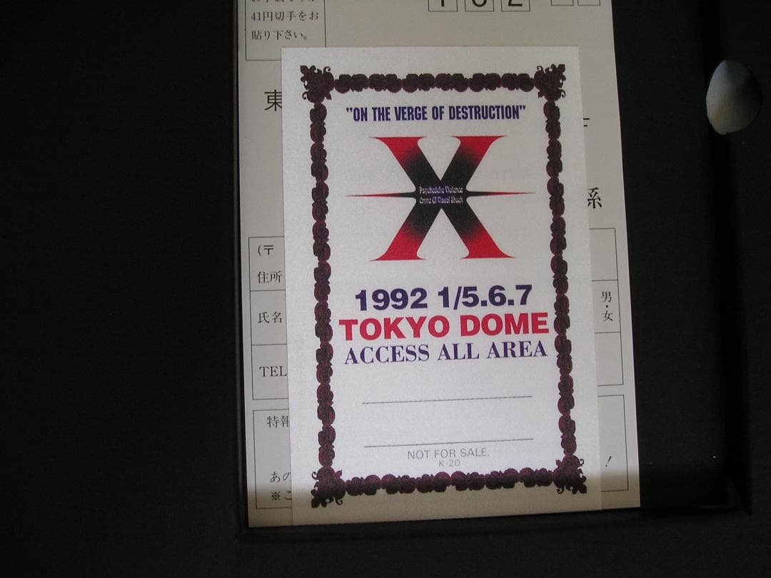 X(エックス)／破滅に向かって 東京ドームライブ